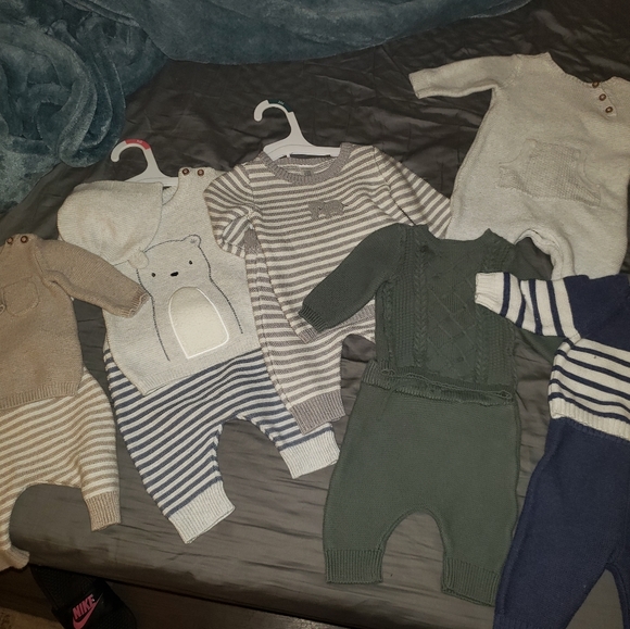 Baby sweater knit bundle